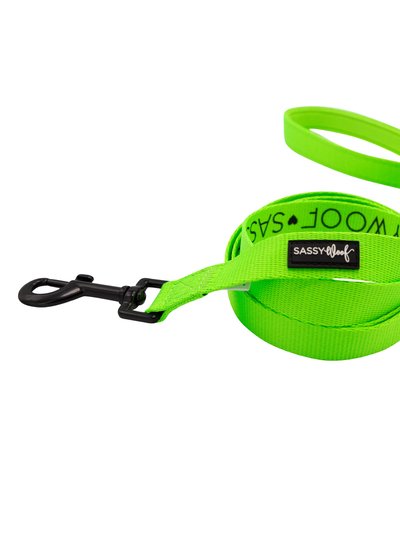 Sassy Woof Dog Leash - Neon Green product