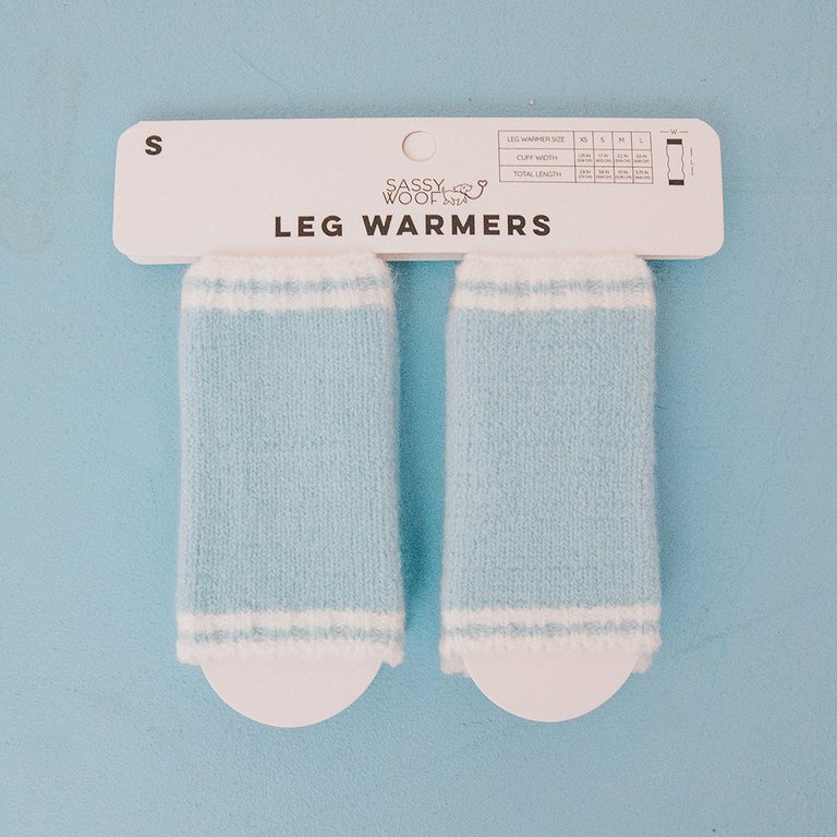 Dog Leg Warmers - Blue - Blue