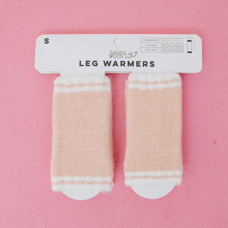 Dog Leg Warmers - Pink - Pink