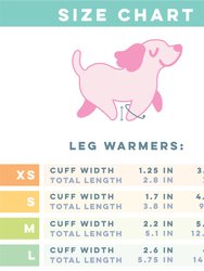 Dog Leg Warmers - Red