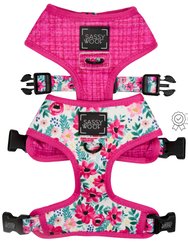 Dog Reversible Harness - Floral Frenzy - Floral Frenzy