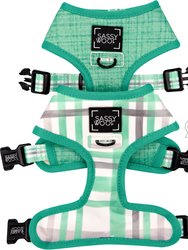 Dog Reversible Harness - Wag Your Teal