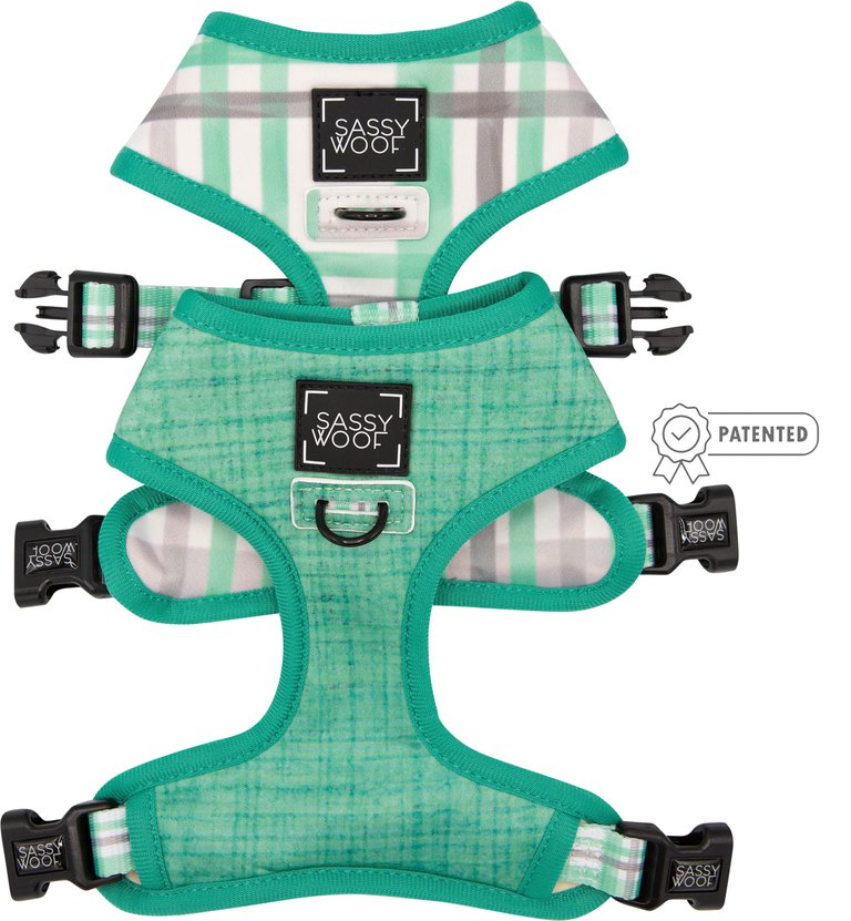 Dog Reversible Harness - Wag Your Teal - Wag Your Teal
