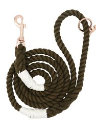Dog Rope Leash - Walnut - Walnut