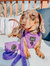 Dog Waste Bag Holder - Neon Purple