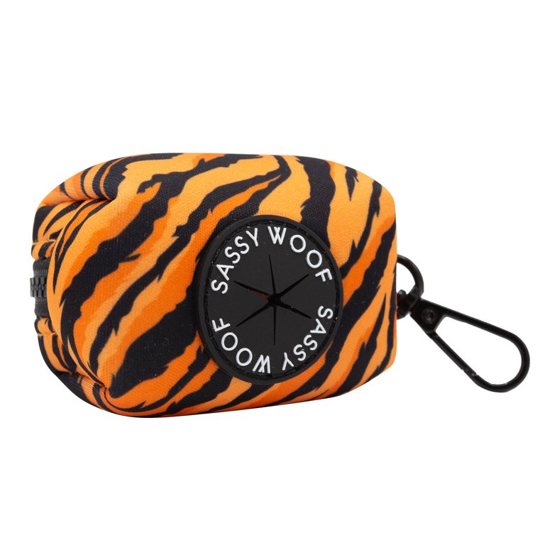 Dog Waste Bag Holder - Paw Of The Tiger - Multi