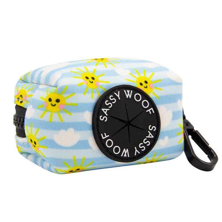 Dog Waste Bag Holder - Pawketful Of Sunshine - Pawketful Of Sunshine