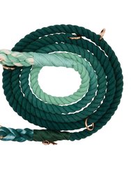 Hands Free Rope Leash - Hunter - Dark Green Ombre