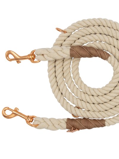 Sassy Woof Hands Free Rope Leash - Natural product