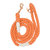 Rope Leash - Clementine - Orange
