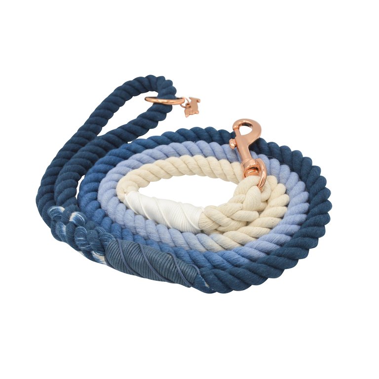 Rope Leash - Ombre Blue