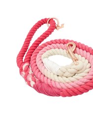 Rope Leash - Ombre Pink