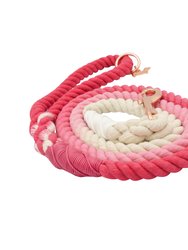 Rope Leash - Ombre Pink