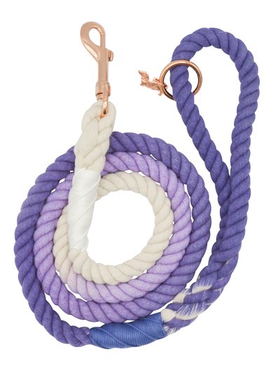 Sassy Woof Rope Leash - Ombre Purple product