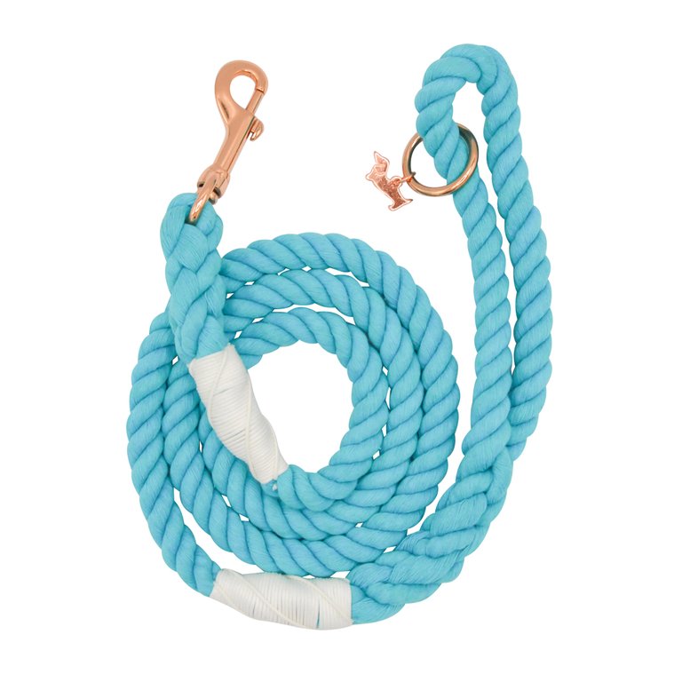 Rope Leash - Seaside - Bright Blue