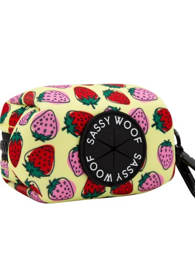 Sassy Woof Waste Bag Holder - Strawberry Fields Furever product