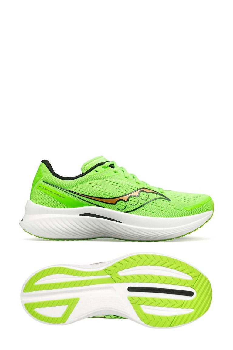 Men's Endorphin Speed 3 Running Shoes - Slime/Gold