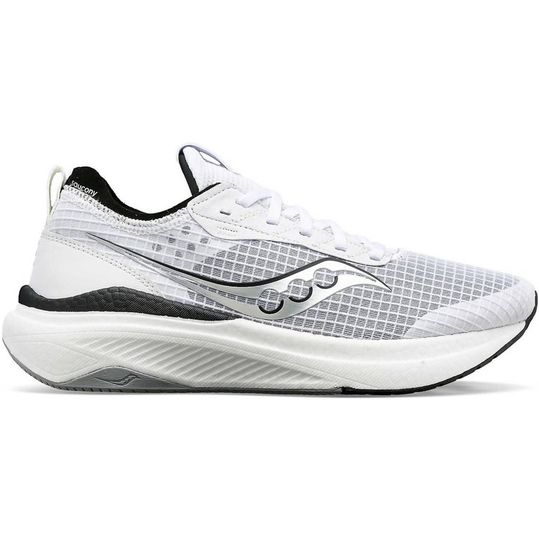 Men's Freedom Crossport Running Shoes - D/Medium Width - White/Black