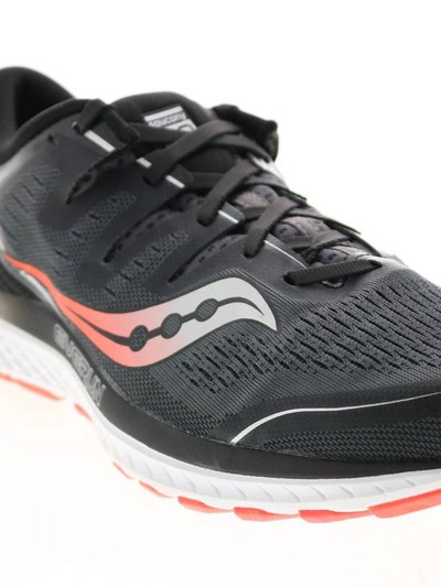 Saucony Men's Guide Iso 2 Running Shoes In Black/grey product