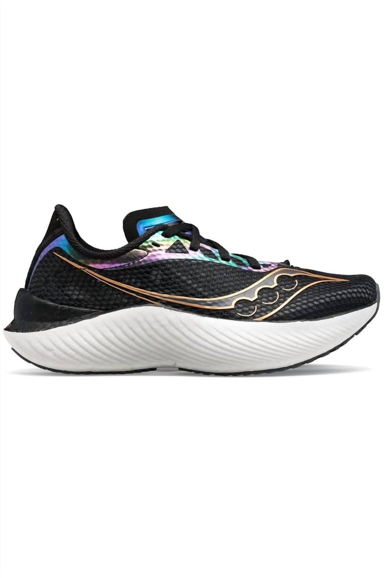 Women's Endorphin Pro 3 Running Shoes - Narrow In Black/Goldstruck - Black/Goldstruck