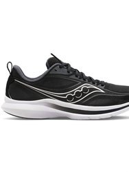 Women's Kinvara 13 Running Sneaker - Medium Width, Black/Silver - Black/Silver