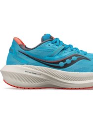 Women'S Triumph 20 Running Shoes - B/Medium Width - Ocean/Coral