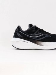 Women's Triumph 20 Wide Sneakers - Black/White