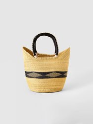 Diamond Straw Basket 