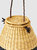 Keys and Coins Straw Basket 