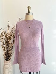 Dinara Cable Knit Skirt