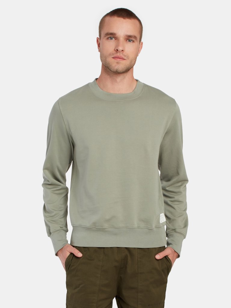 Long Sleeve Supima Fleece Field Sweatshirt