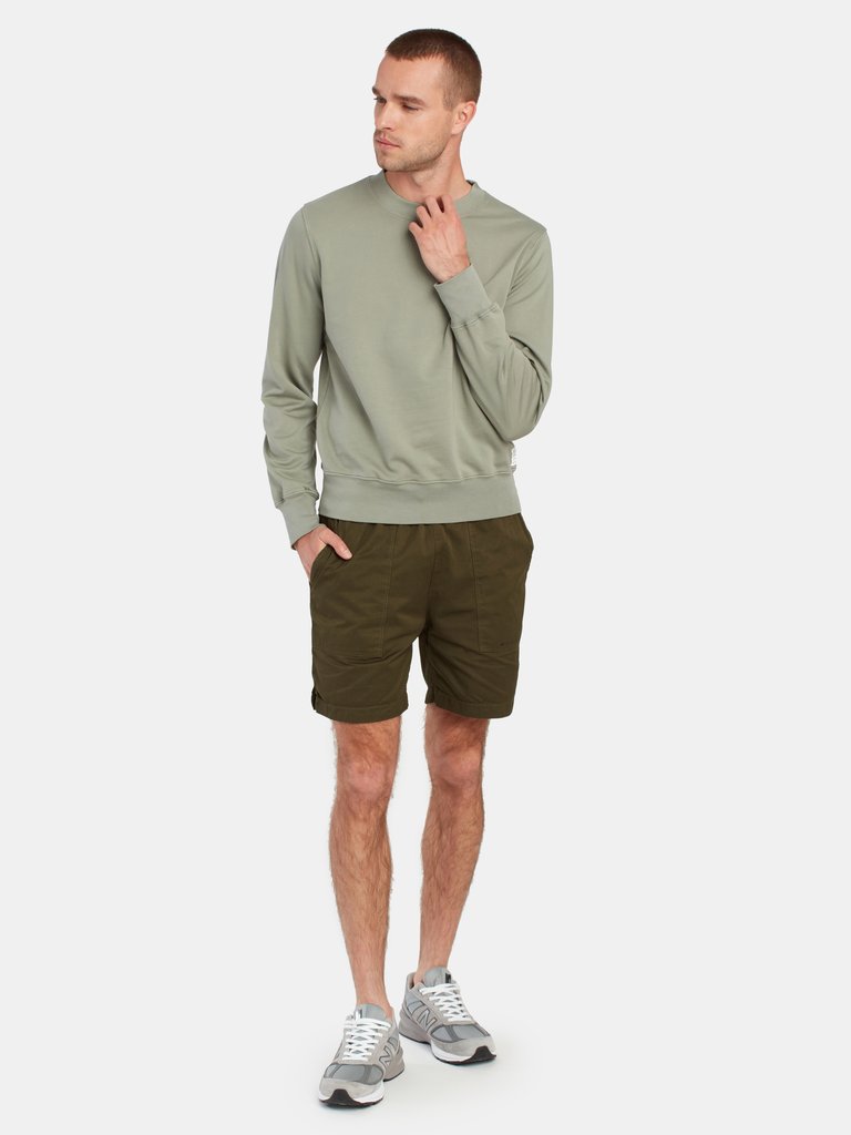 Long Sleeve Supima Fleece Field Sweatshirt