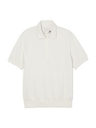 Short Sleeve Supima Fleece Camp Polo