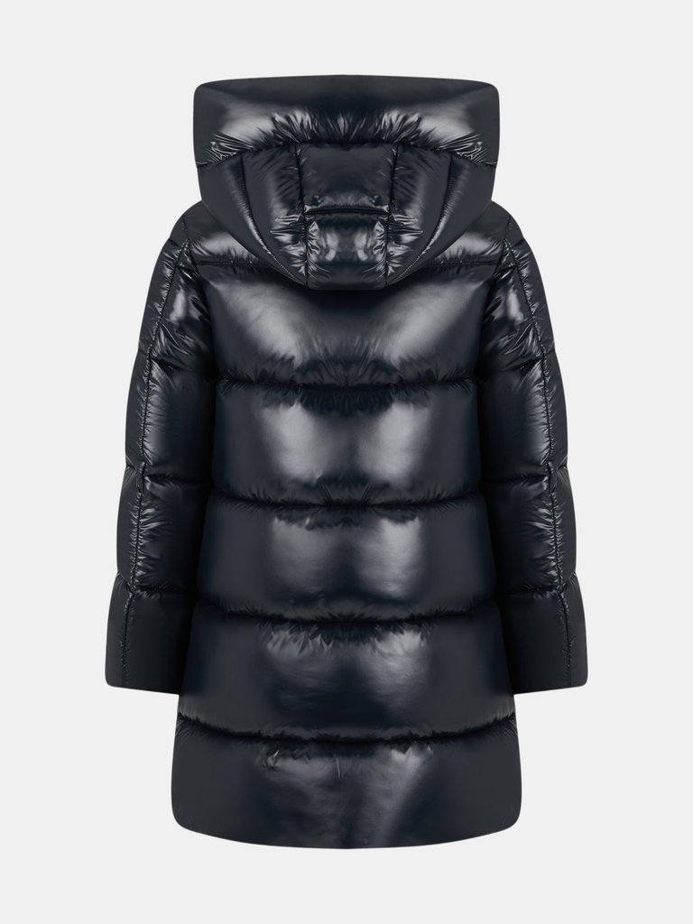 Girl's Millie Hooded Coat - Black