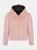 Girls' Mimi Reversible Faux Fur Hooded Jacket - Blush Pink