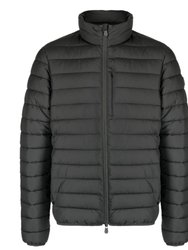 Men Erion Black Quilted Puffer Coat Jacket