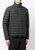 Save The Duck Men Erion Black Quilted Puffer Coat Jacket - Black