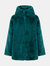 Women's Bridget Faux Fur Reversible Hooded Jacket - Evergreen