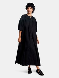 Basket Sleeve Long Dress