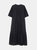 Basket Sleeve Long Dress