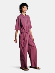 Jumpsuit in Plum