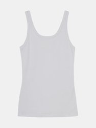 Scoop Neck Tank in Ice Gray