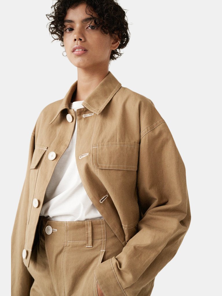 Short Blouson - Tan