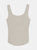 Square Neck Knit Tanktop in Sand