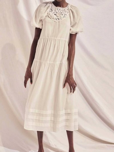 Saylor Estrella Midi Dress In White product