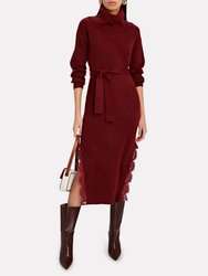 Gwyneth Sweater Dress - Burgundy