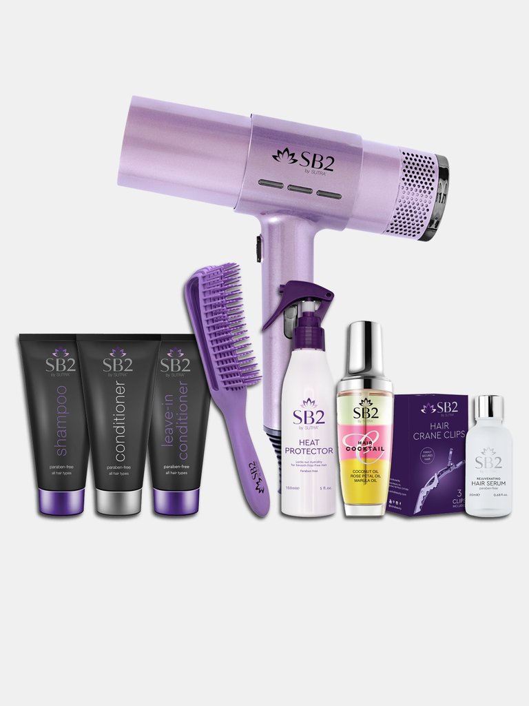 Air Pro Blow Dry And Styling Set - Lavender - Lavender