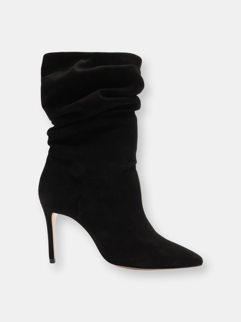 Ashlee Suede Bootie - Black