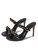 Kristley Heeled Sandal In Black - Black