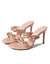 Kristley Heeled Sandal In Sweet Rose - Sweet Rose